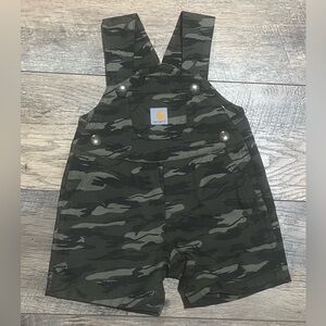 Carhartt 3M Short Overalls Canvas Camo Shortalls Infants NWOT